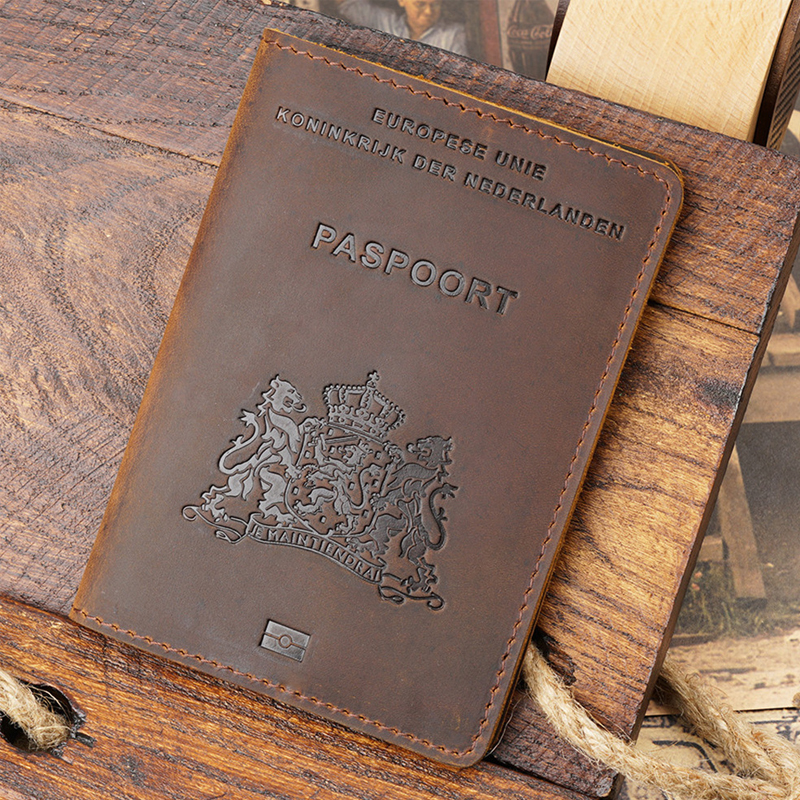 Travel Accessories Rfid - Dutch Passport Cover - Genuine Leather