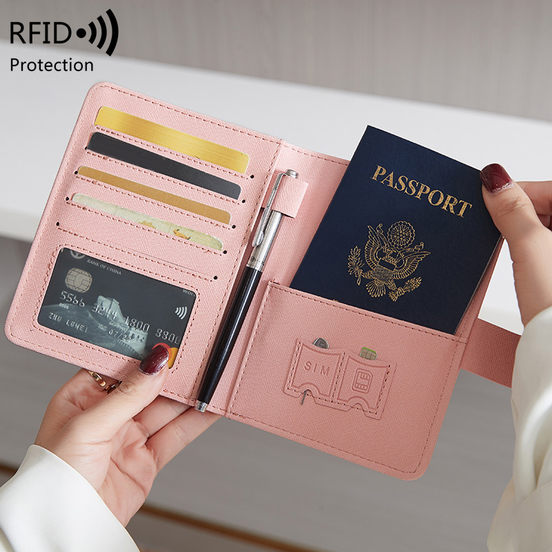 Travel Accessories Rfid - Multi functional RFID shielded passport holder