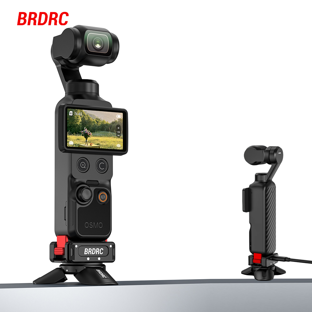 Travel Vlog Accessories - BRDRC Pocket 4 Mini Tripod Kit