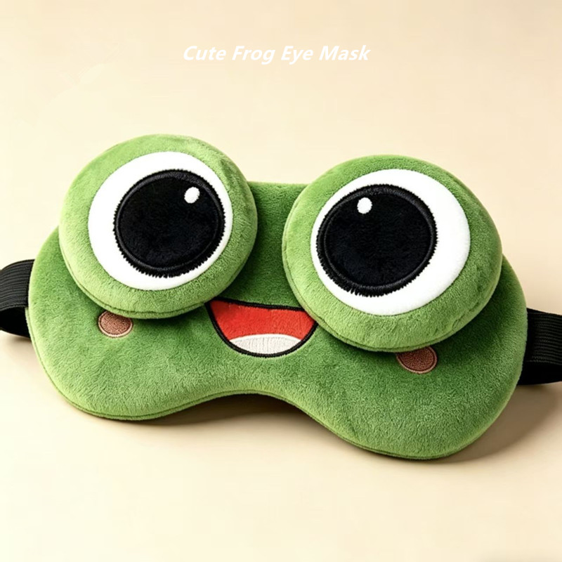 Eye Mask Sleep Travel - Cute Frog Design Sleep Eye Mask