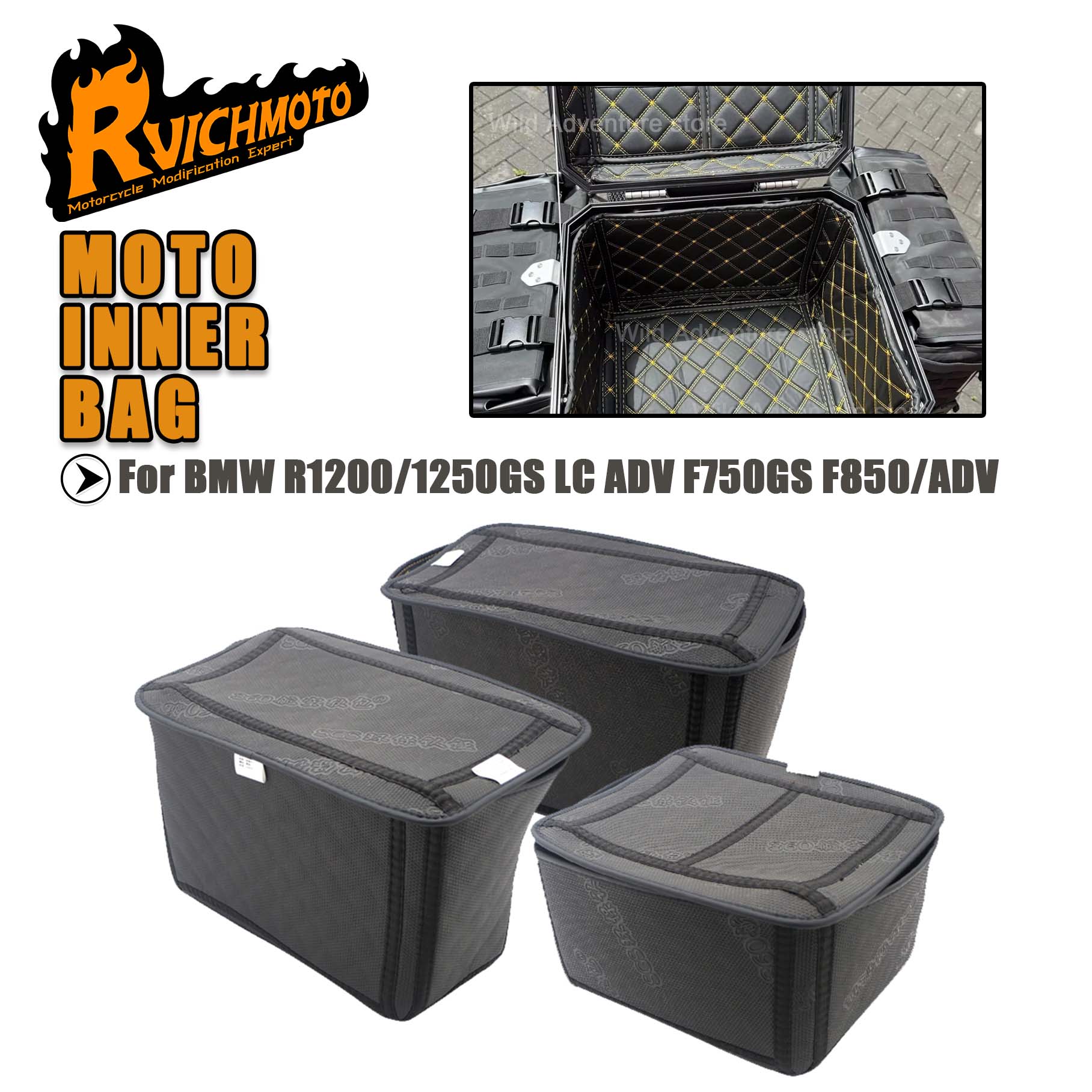 Luggage Cover Protector - ﻿Motorcycle Panniers Top Case Lining Luggage