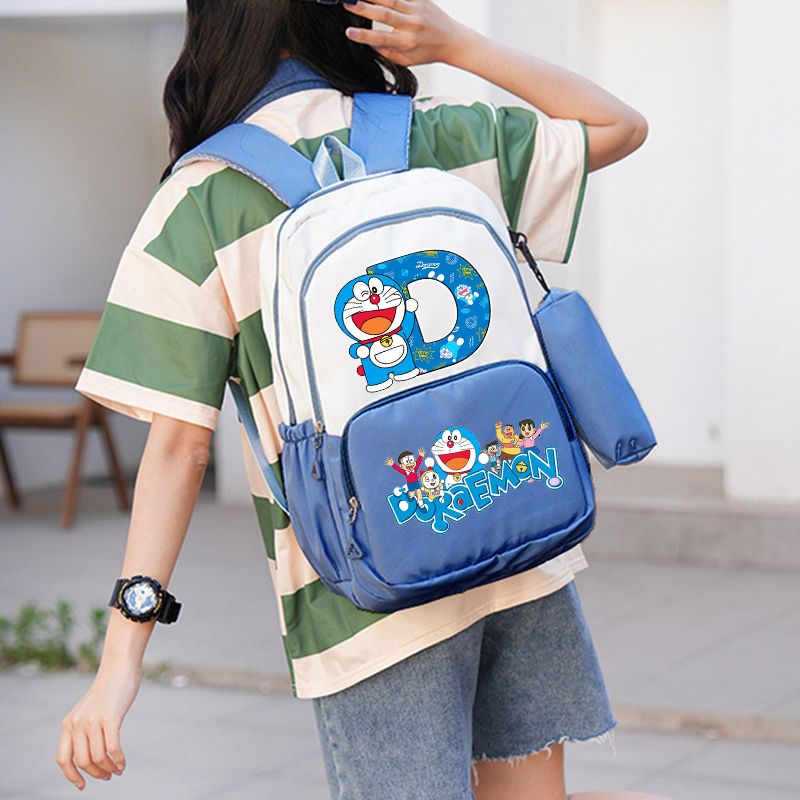 Luggage Cover Protector - Doraemon Boy Girl School Bag Pencil