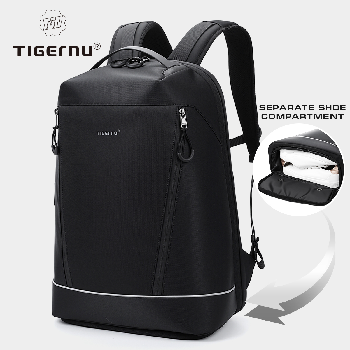 Shoe Bag Travel - Tigernu Fashion Backpack Men Travel Backpack
