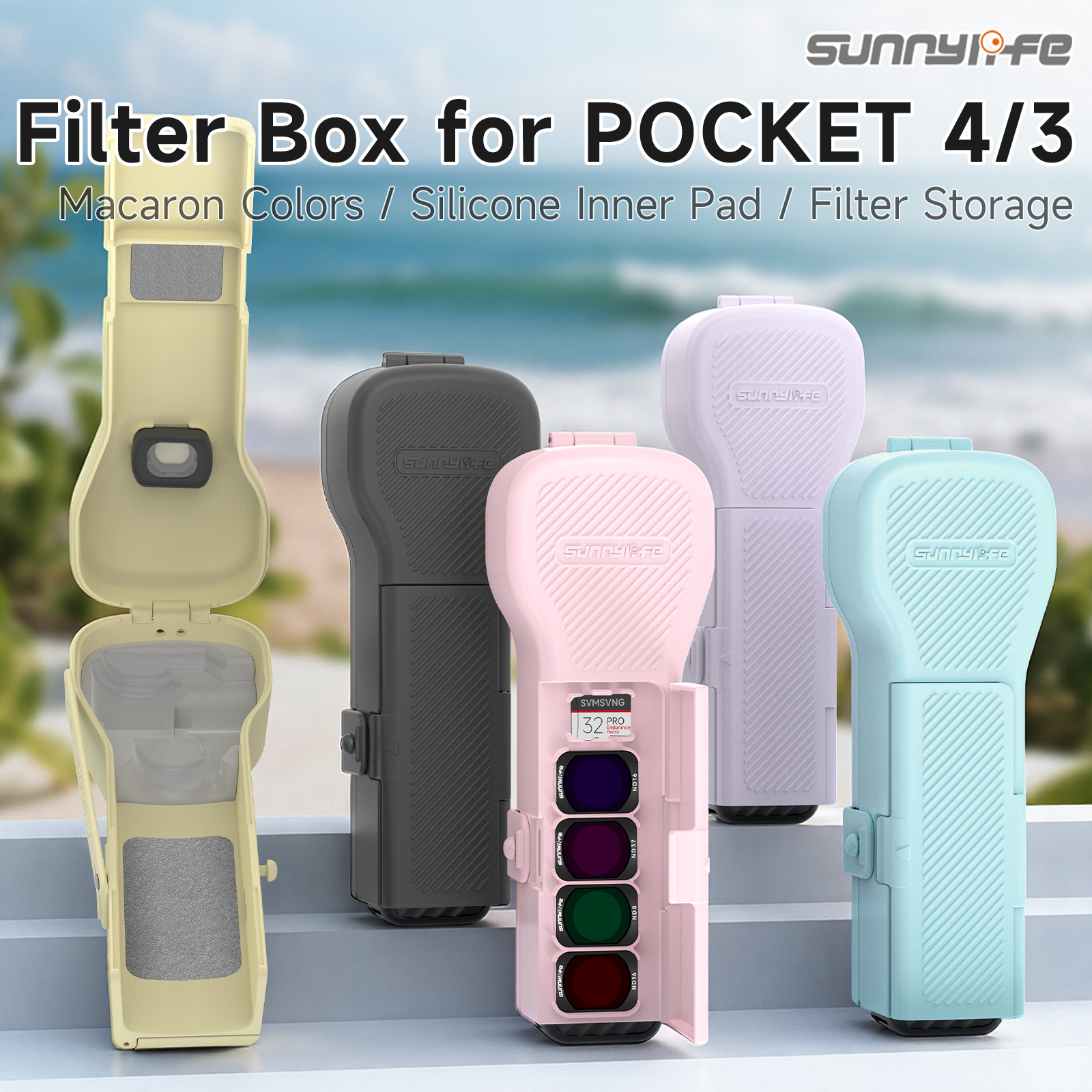 Travel Vlog Accessories - Sunnylife Flip Protective Case with Filter