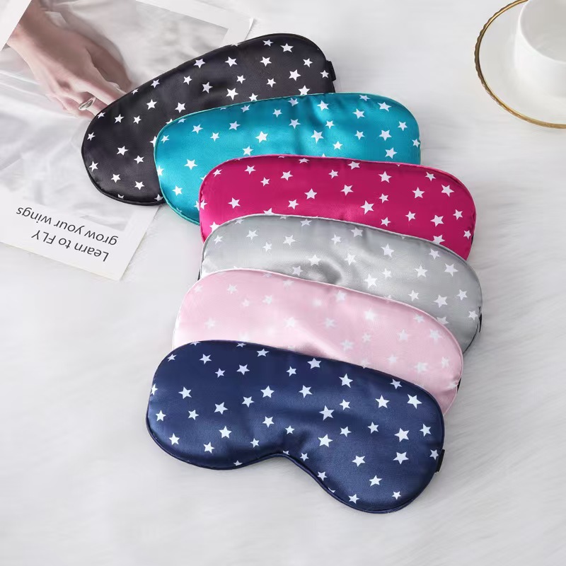 Eye Mask Sleep Travel - Eye Mask In Stock, Imitation Silk