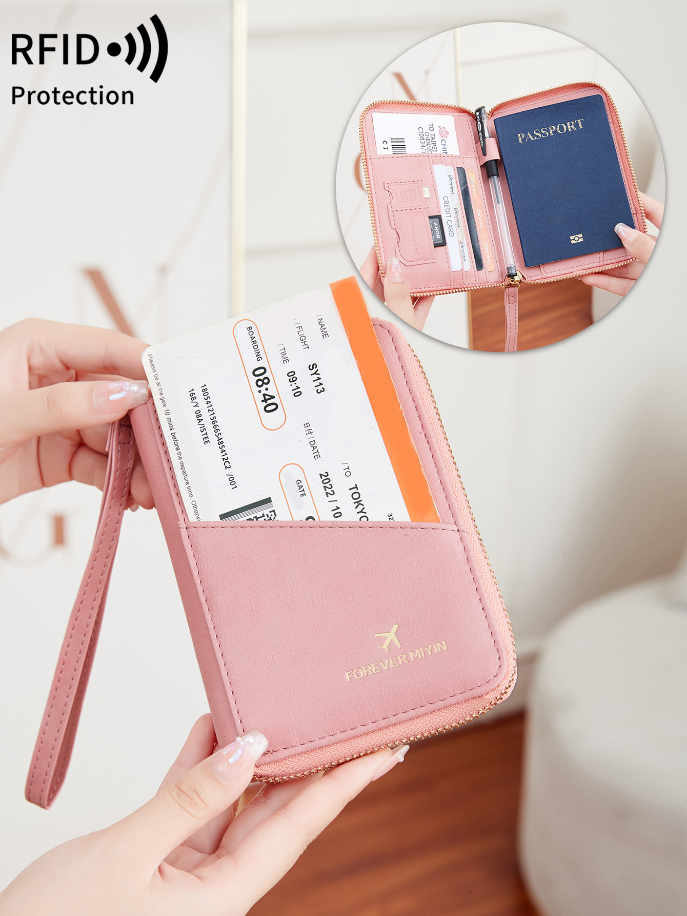 Travel Accessories Rfid - RFID Multifunctional Portable Travel Passport Holder
