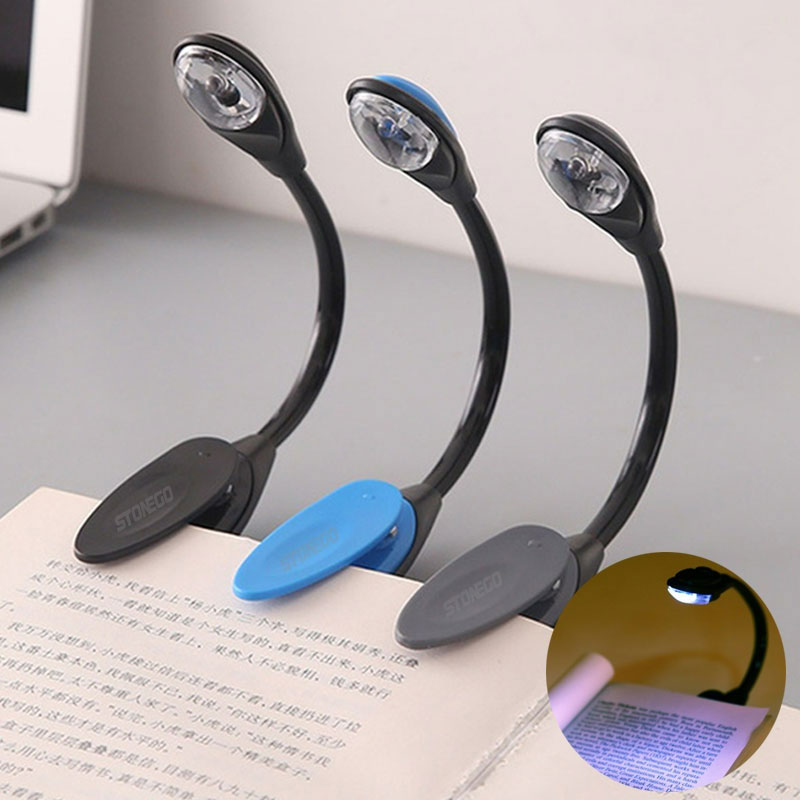 Book Light Flexible - Mini Flexible Clip-on Bright Book Lamp