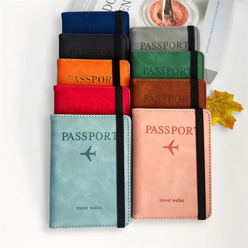 Travel Accessories Rfid - Women Men RFID Vintage Business Passport