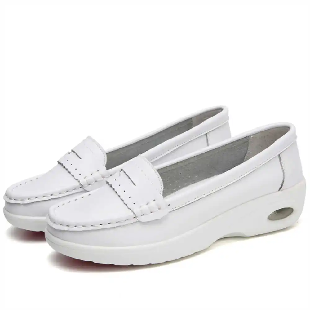 Thick Sole Slipon White Traine – обзор и цена Travel Accessories Uk Sale