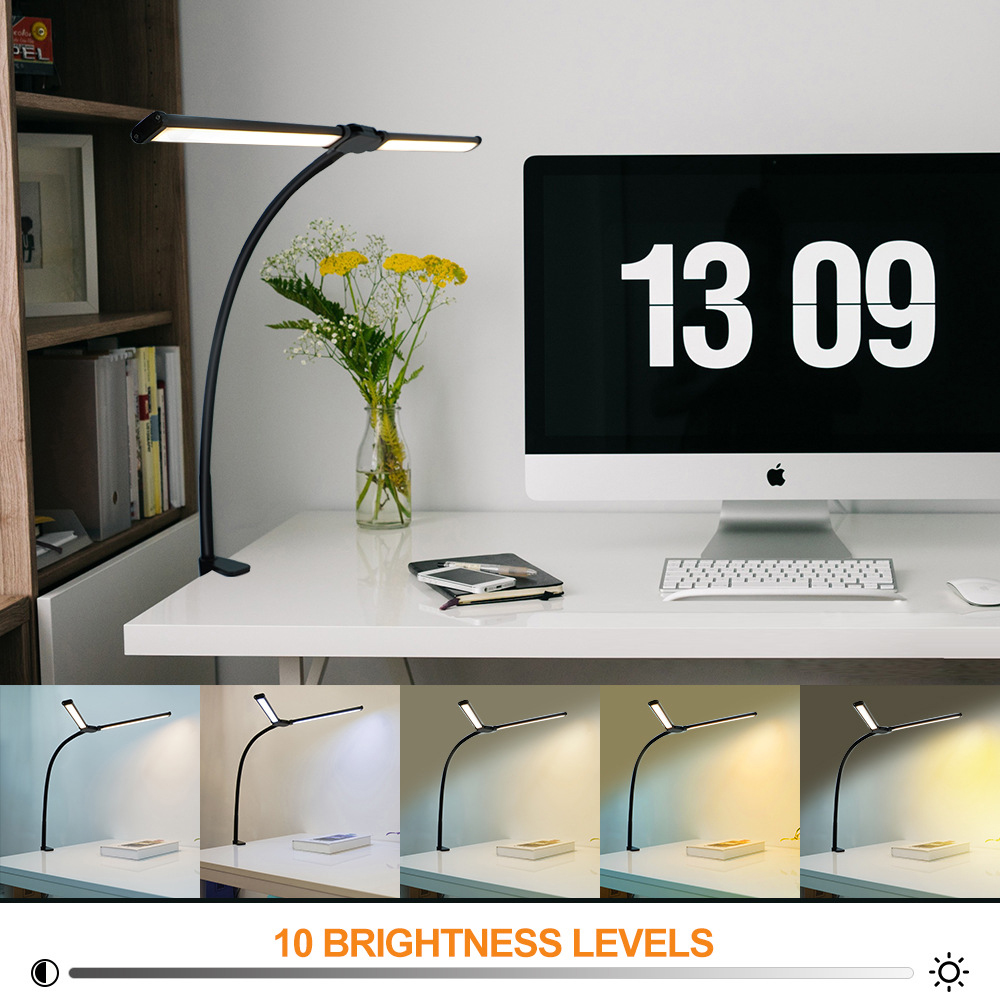 Eye-care LED Clip Metal Desk L – обзор и цена Book Light Flexible