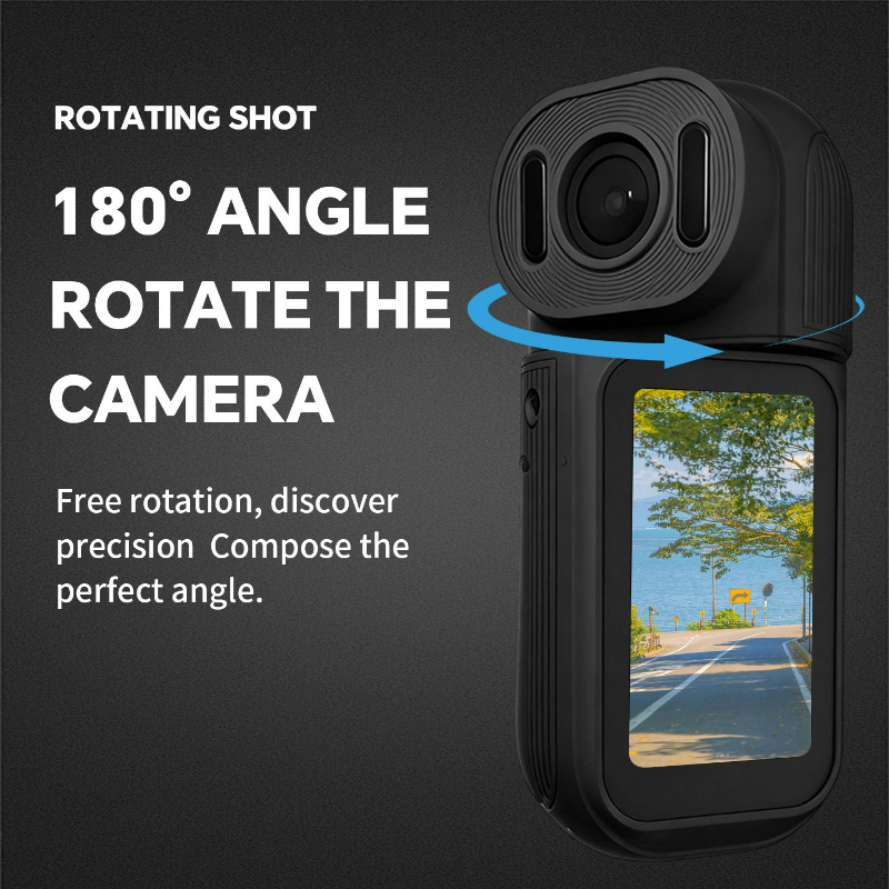 Mini Sports Camera with 180° R – обзор и цена Travel Vlog Accessories