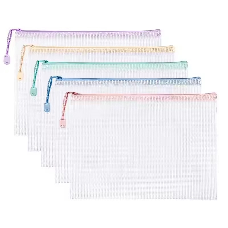 5-30Pcs Mesh Zipper Pouch Docu – обзор и цена Document Organizer Folder