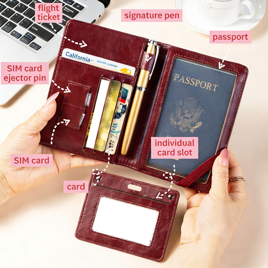 Passport Holder and Wallet in  – обзор и цена Travel Accessories In Bulk