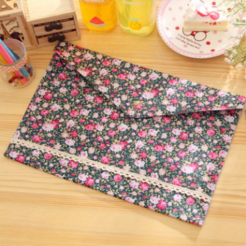 1PC A4 Floral File Folder Eleg – обзор и цена Document Organizer Folder