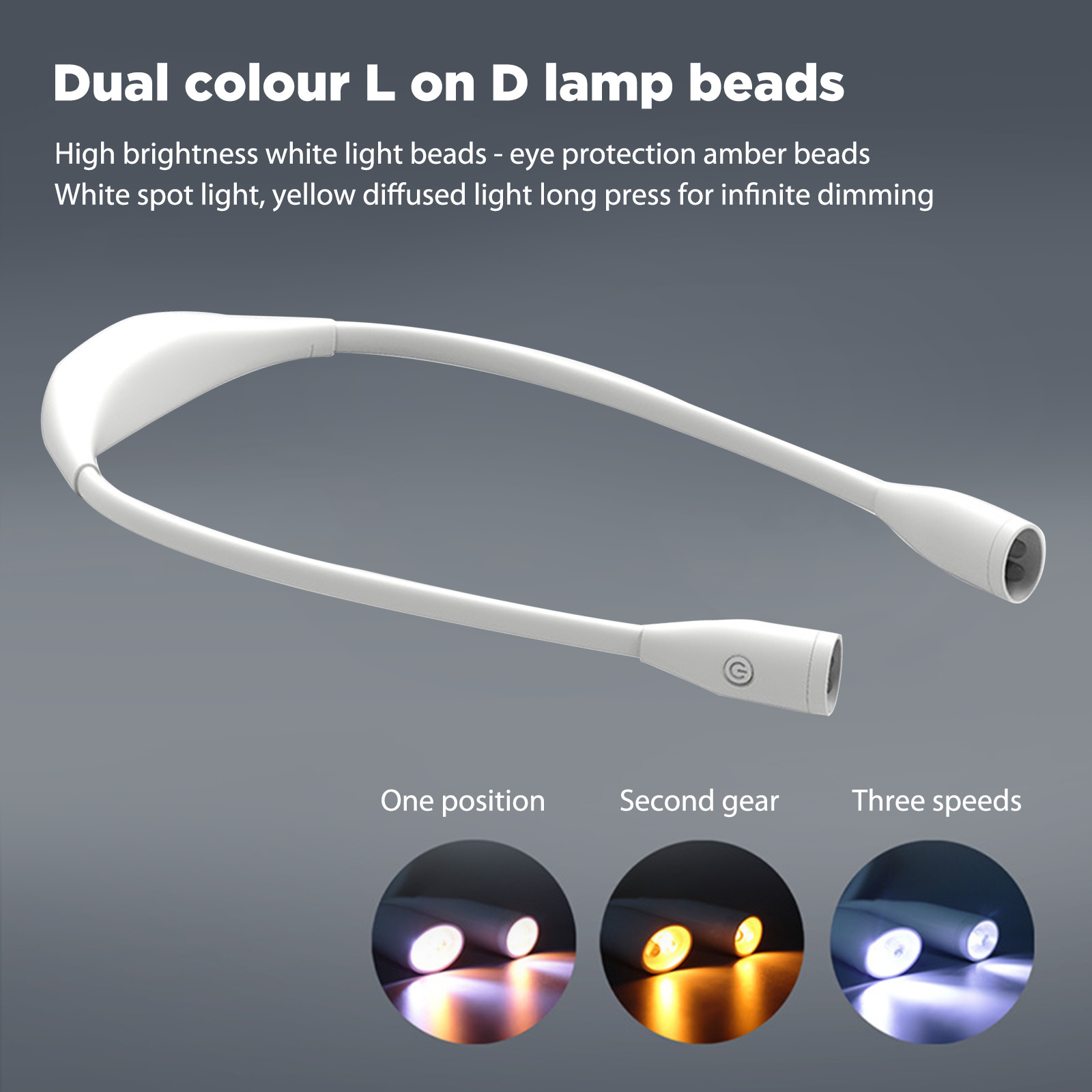 Rechargeable LED Neck Reading  – обзор и цена Book Light Flexible