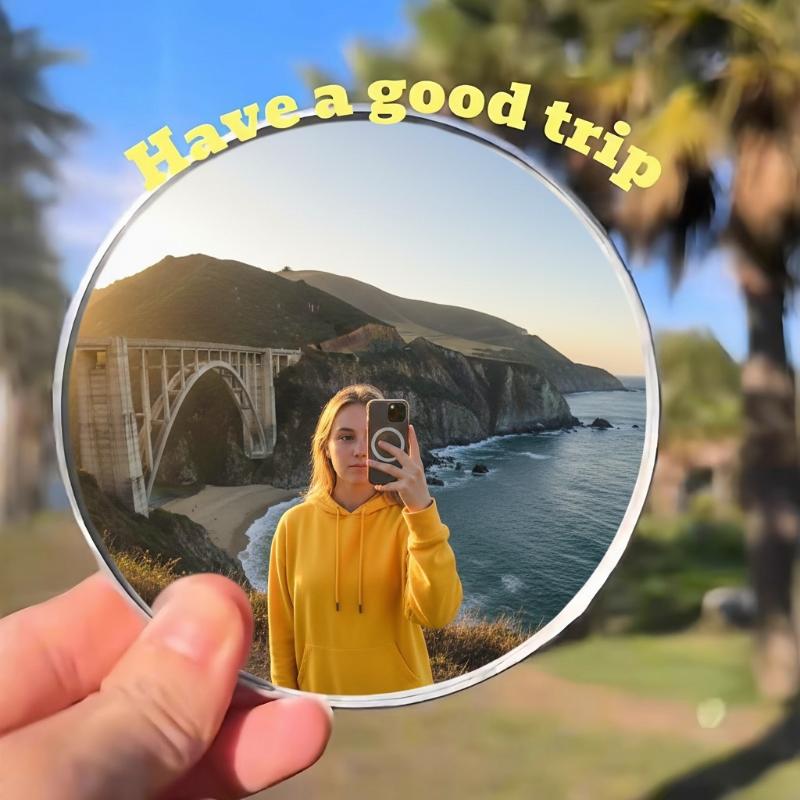 5cm Handheld Selfie Mirror Por – обзор и цена Travel Vlog Accessories