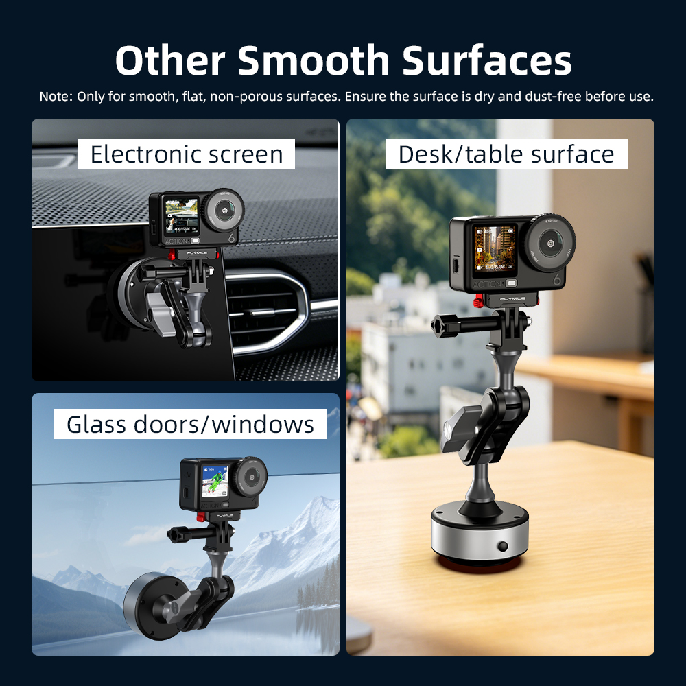 Suction Cup Mount Holder Stand – обзор и цена Travel Vlog Accessories