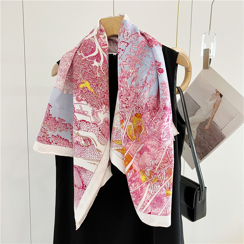 Mulberry Silk Scarf Double Fac – обзор и цена Travel Accessories Neck