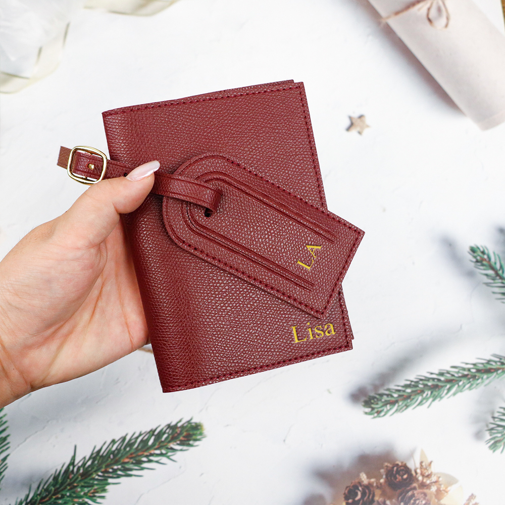 Customized letter pu leather a – обзор и цена Travel Accessories In Bulk