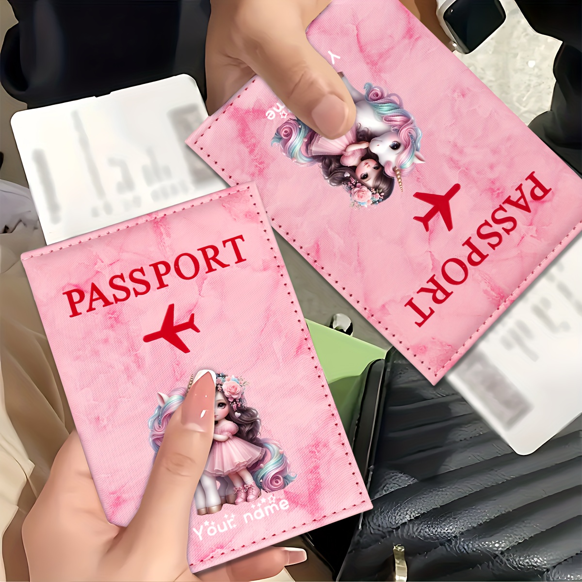 Unicorn Girl Pattern PU Passpo – обзор и цена Travel Accessories In Bulk