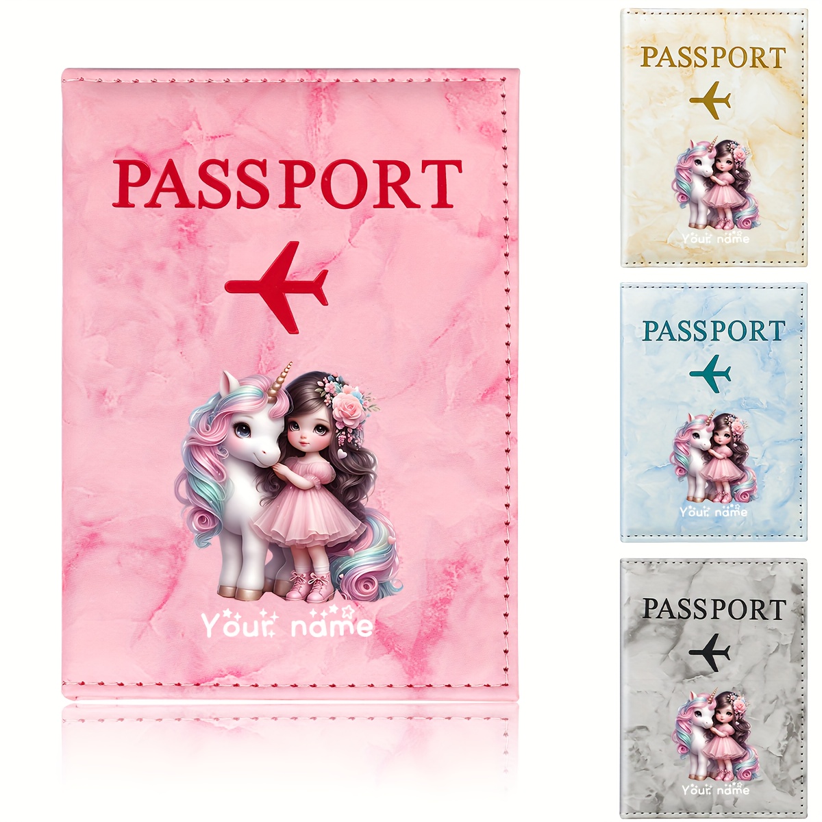Unicorn Girl Pattern PU Passpo – обзор и цена Travel Accessories In Bulk