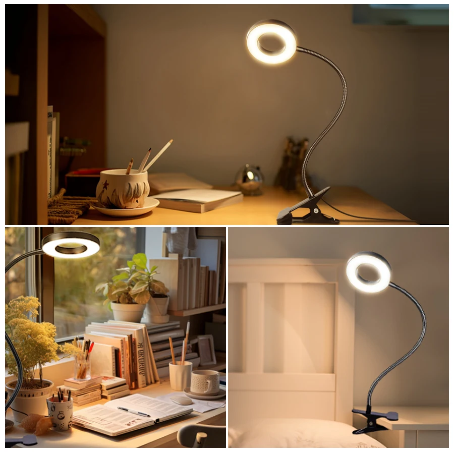 48 LEDs Clip on Desk Lamp 360° – обзор и цена Book Light Flexible