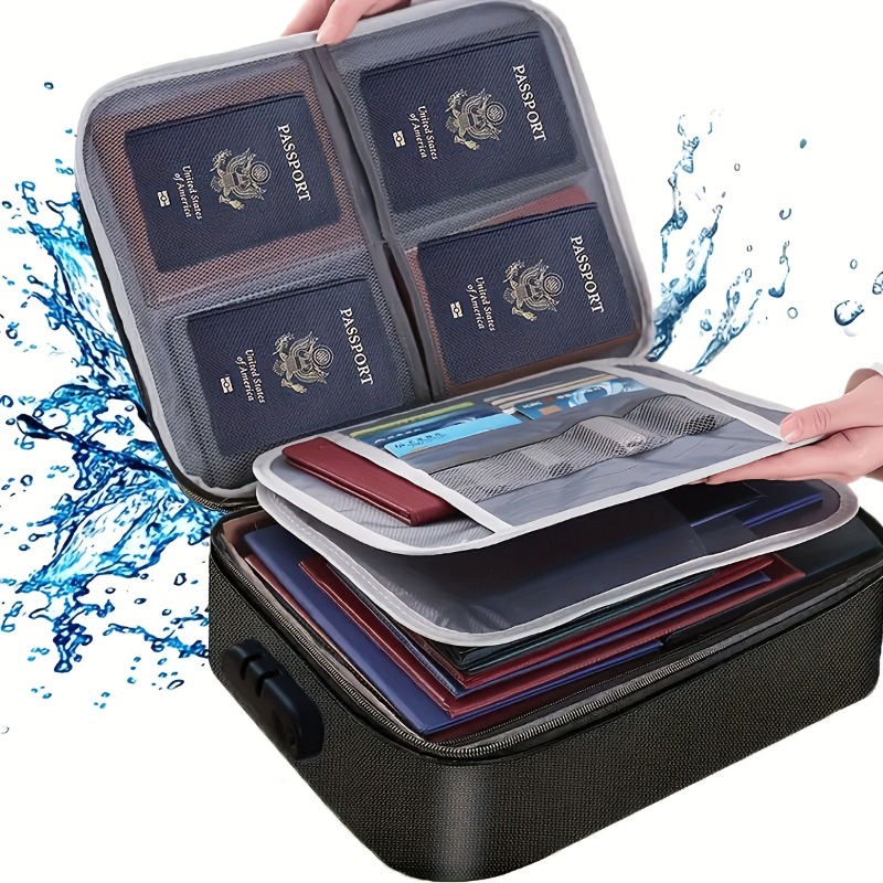 Lockable File Storage Bag,3-La – обзор и цена Document Organizer Folder