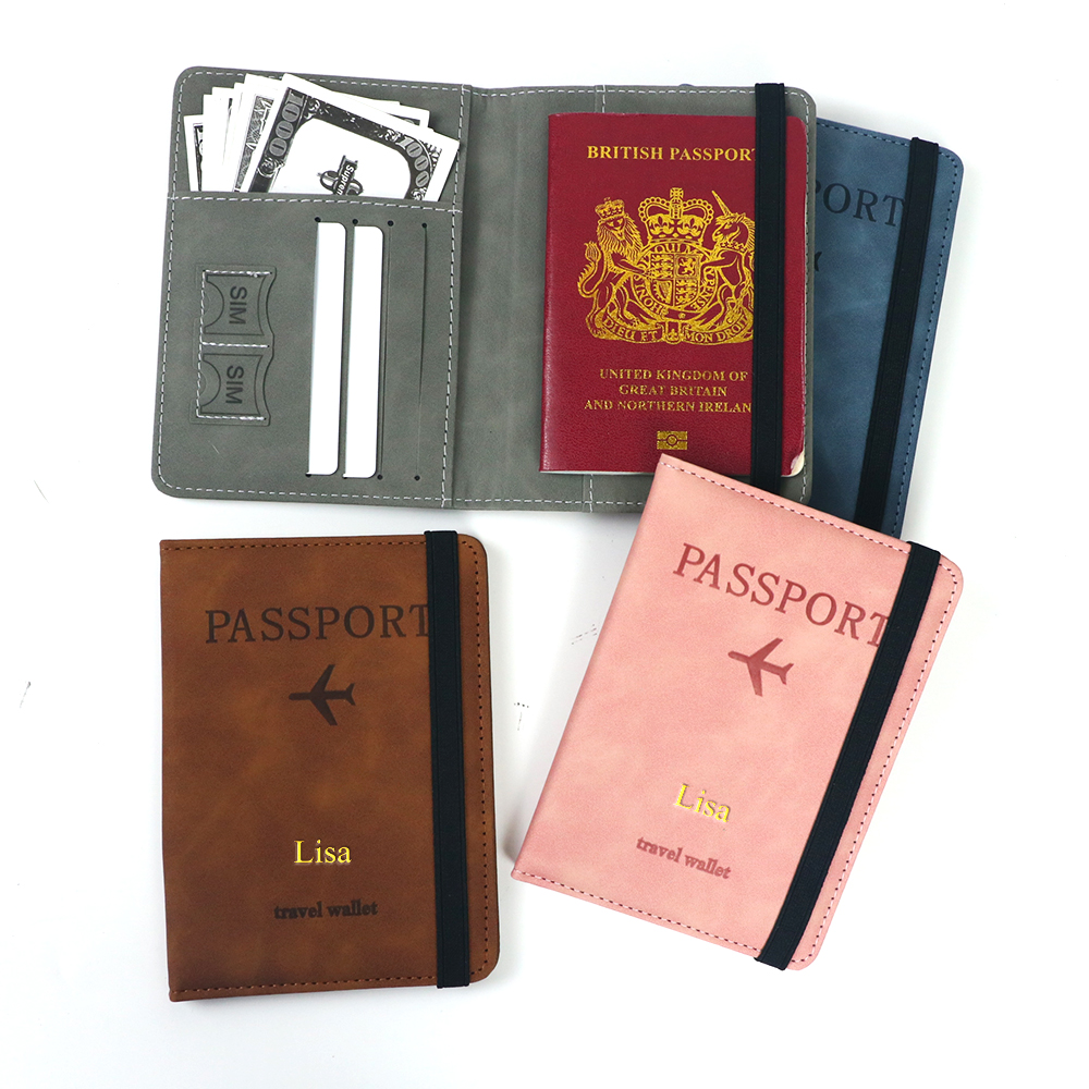 Customized name PU leather car – обзор и цена Travel Accessories Rfid