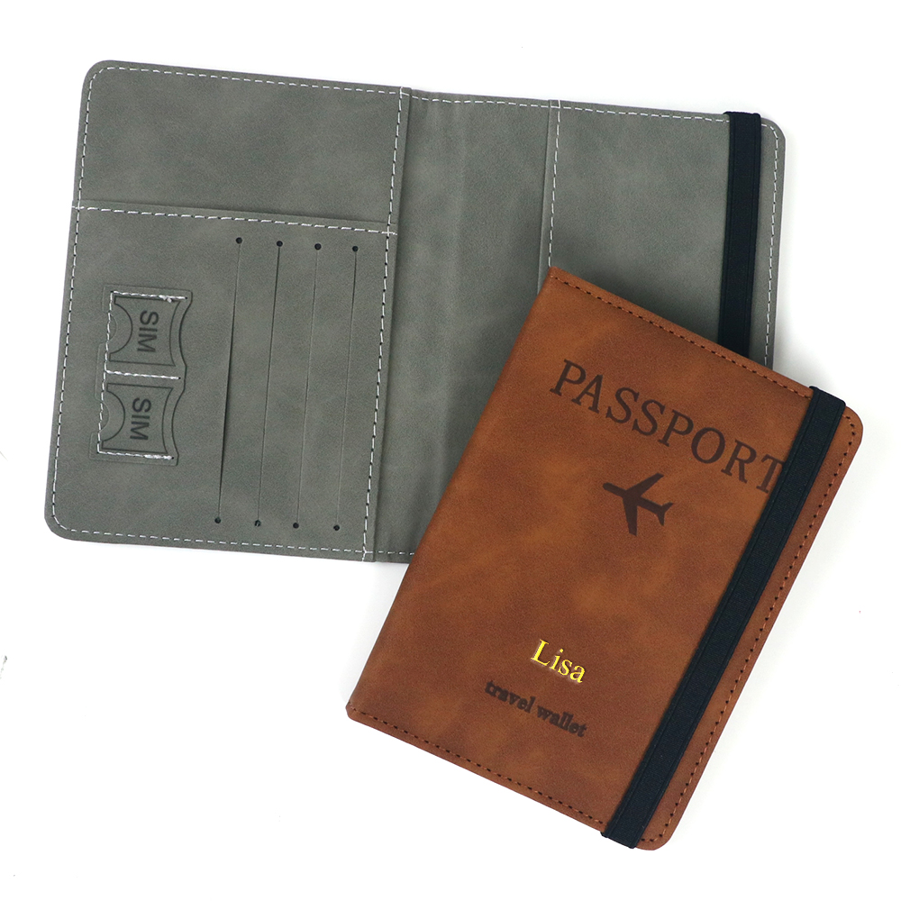 Customized name PU leather car – обзор и цена Travel Accessories Rfid