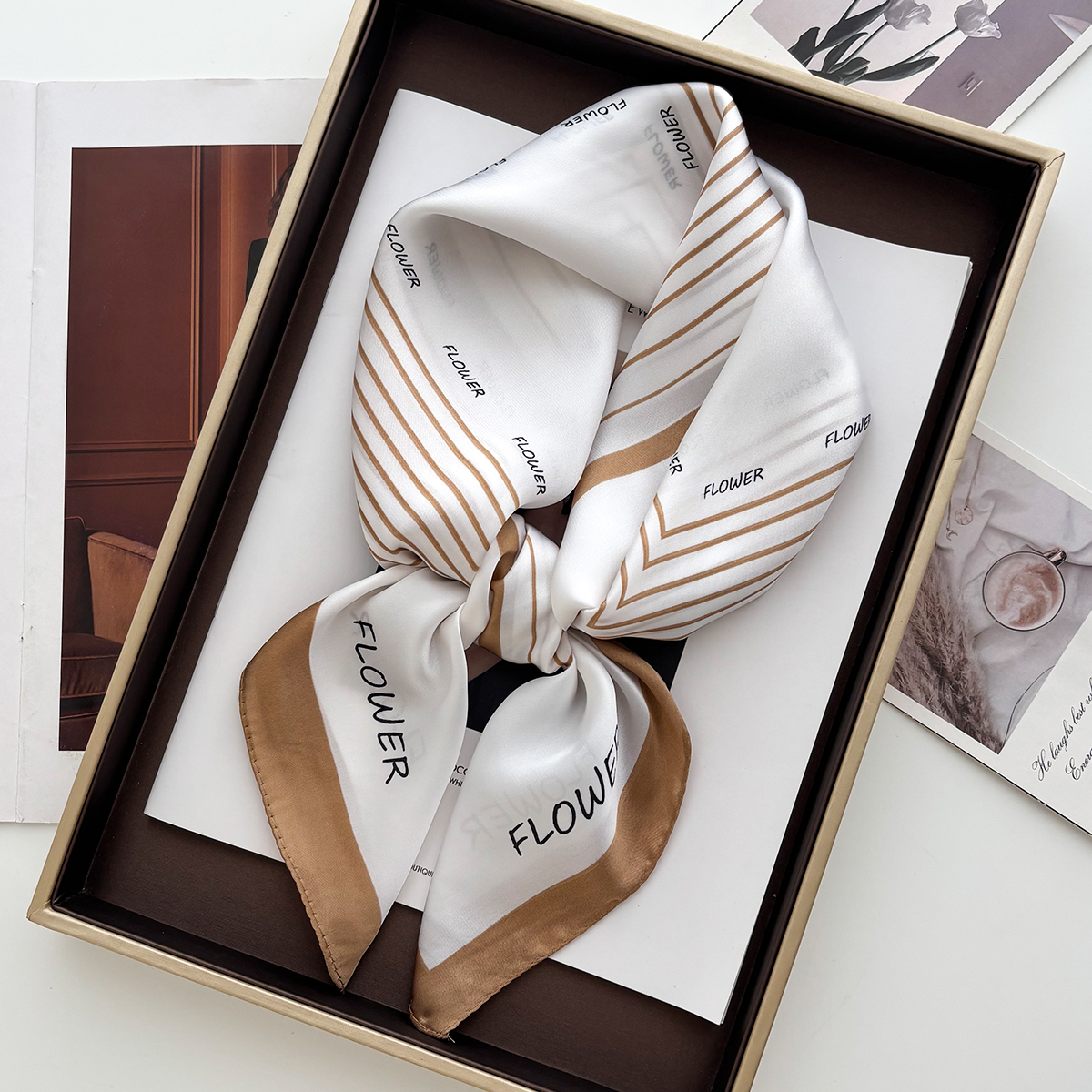 Luxury Print Scarf For Women E – обзор и цена Travel Accessories Neck