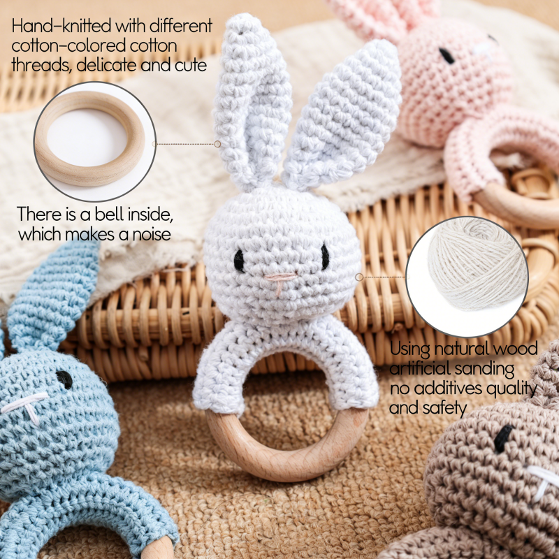 Wooden Baby Rattle Toy Handmad – обзор и цена Travel Accessories For 2 Year Old