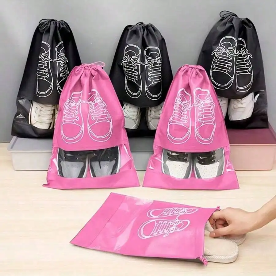 Nylon Waterproof Drawstring St – обзор и цена Shoe Bag Travel