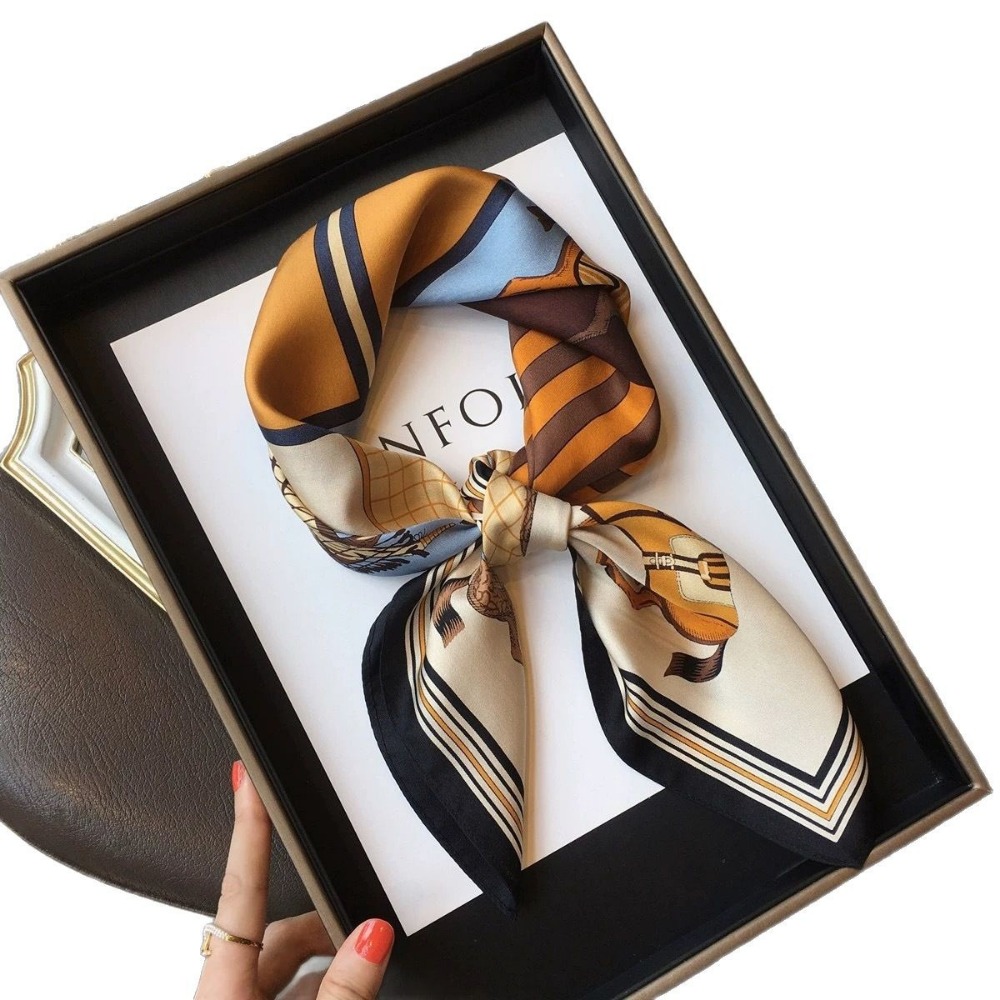 Fashion Satin Square Scarf for – обзор и цена Travel Accessories Neck
