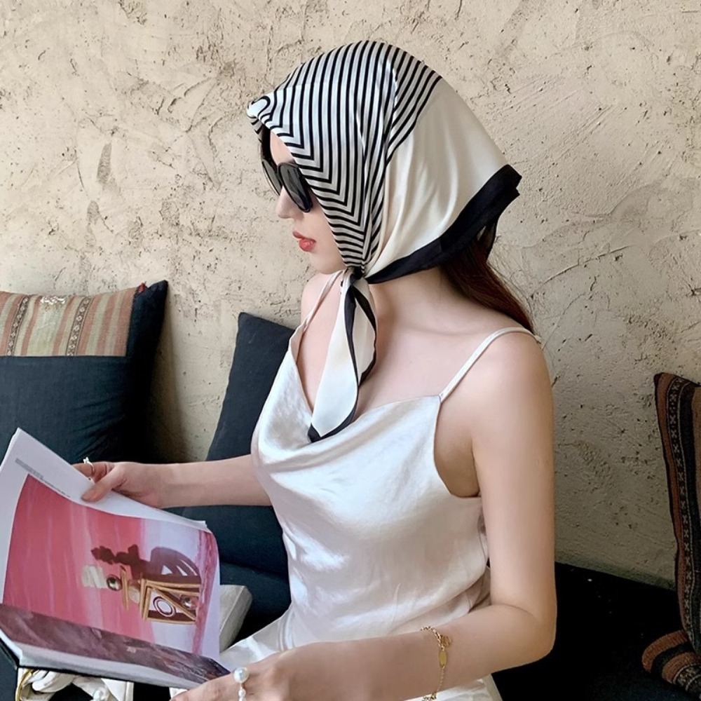 Fashion Satin Square Scarf for – обзор и цена Travel Accessories Neck