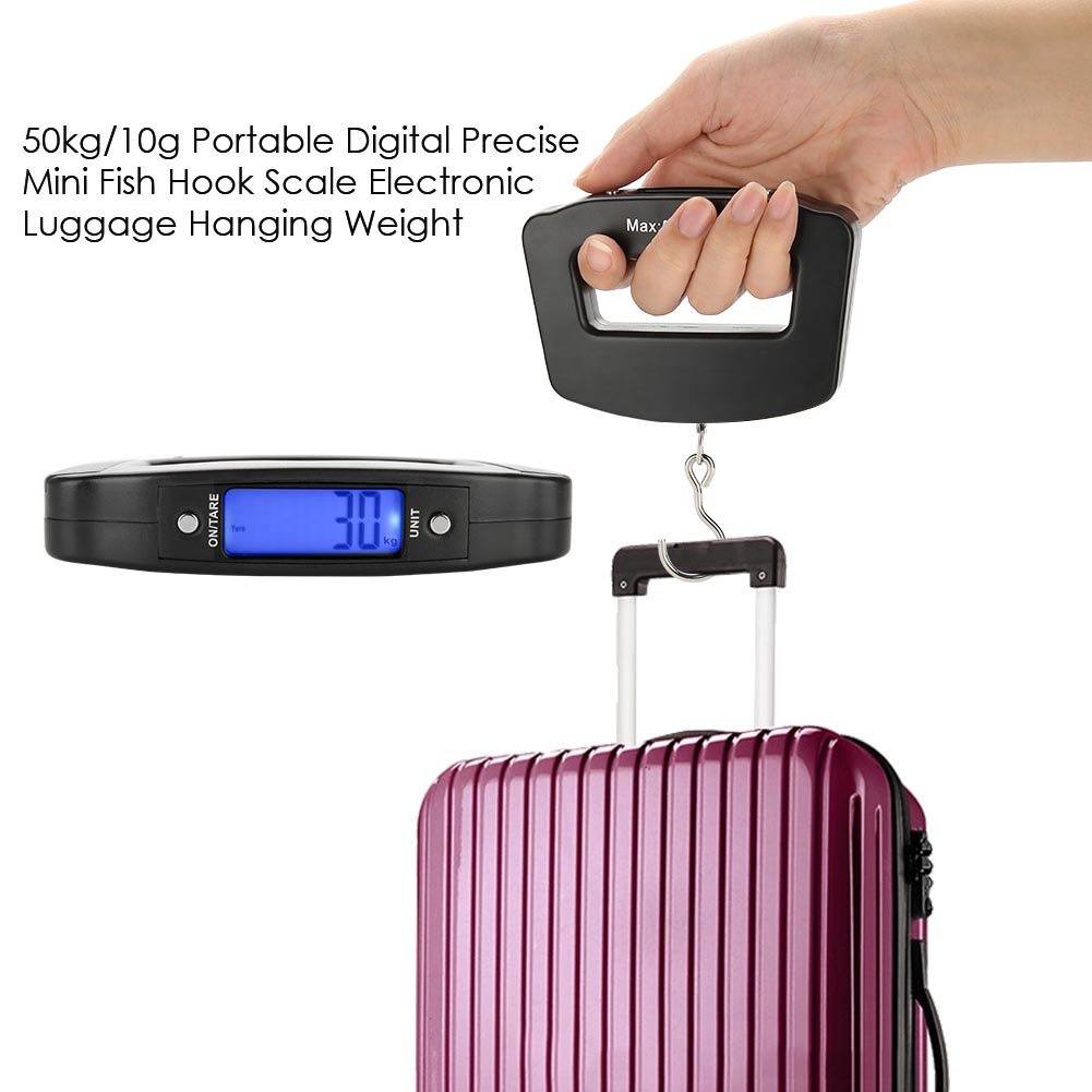 50kg Digital Fishing Scale Han – обзор и цена Luggage Scale Hanging