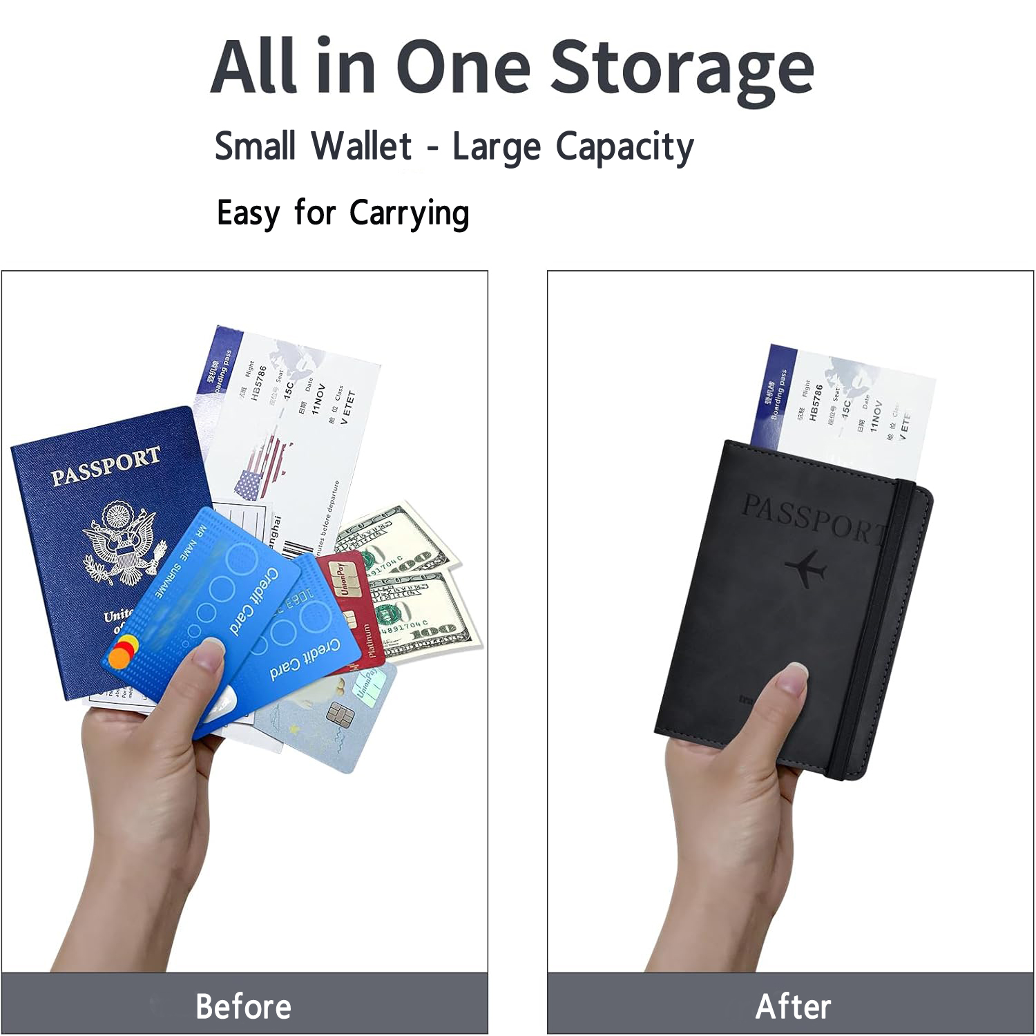 Passport Holder Wallet Cover T – обзор и цена Travel Accessories Rfid