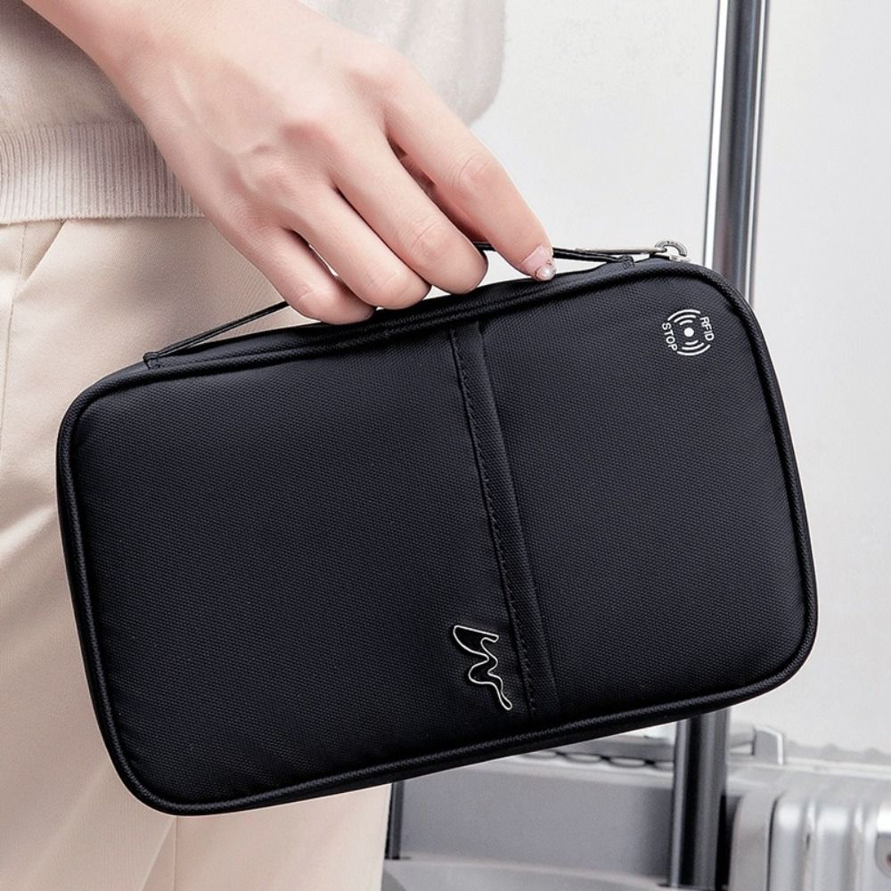 Portable Polyester Card Case L – обзор и цена Travel Accessories Rfid