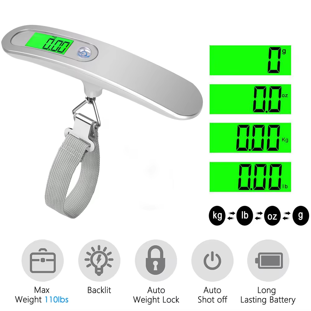 Portable Scale Digital LCD Dis – обзор и цена Luggage Scale Hanging
