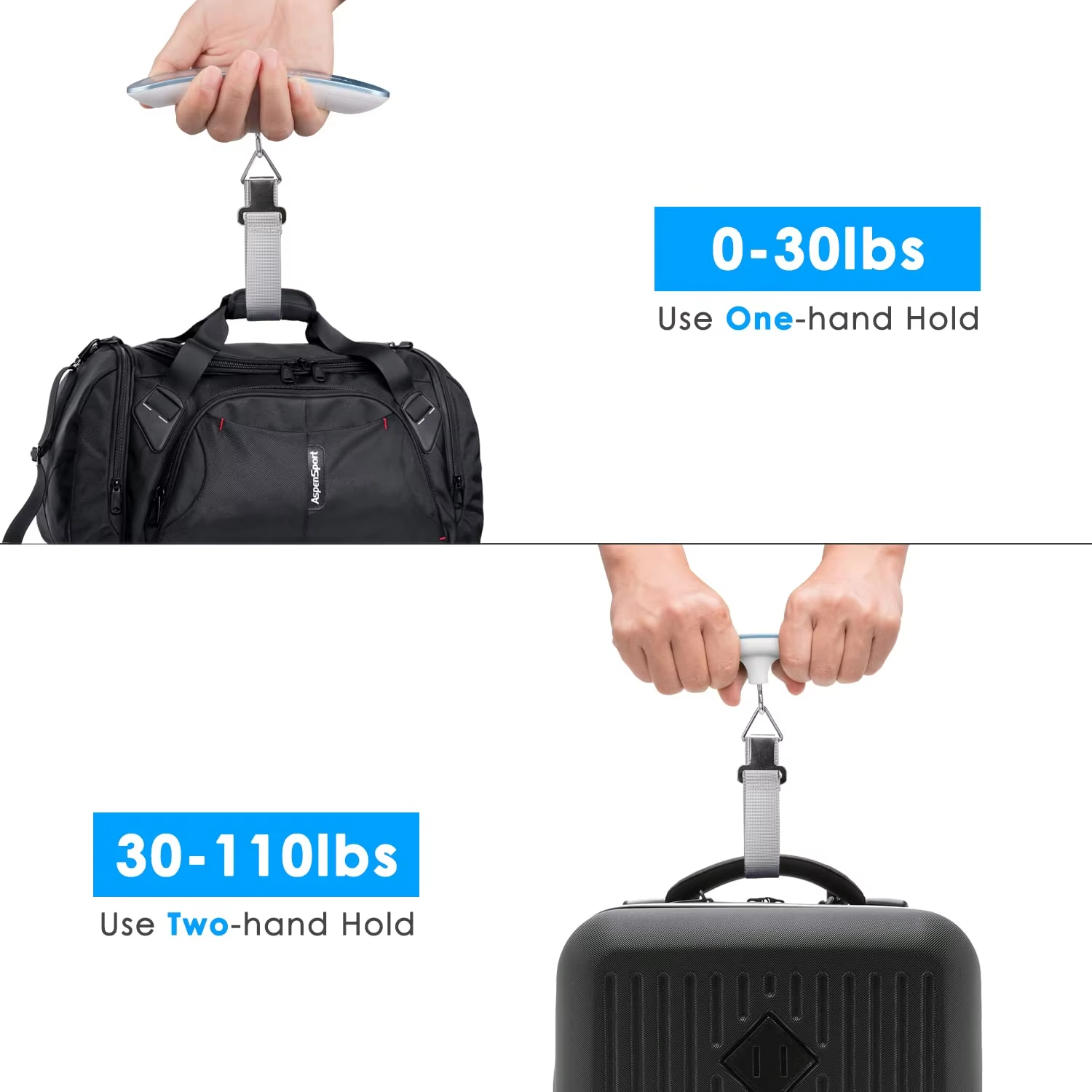 Portable Scale Digital LCD Dis – обзор и цена Luggage Scale Hanging