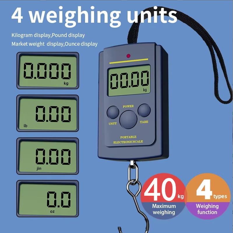 1PC Multifunctional Mini 40kg/ – обзор и цена Luggage Scale Hanging