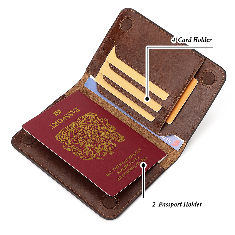 Genuine Leather Protective Pas – обзор и цена Travel Accessories Rfid