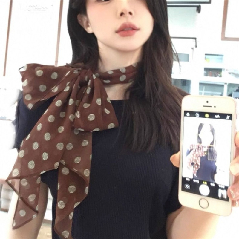 Women Brown Polka Dot Printed  – обзор и цена Travel Accessories Neck