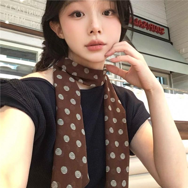 Women Brown Polka Dot Printed  – обзор и цена Travel Accessories Neck