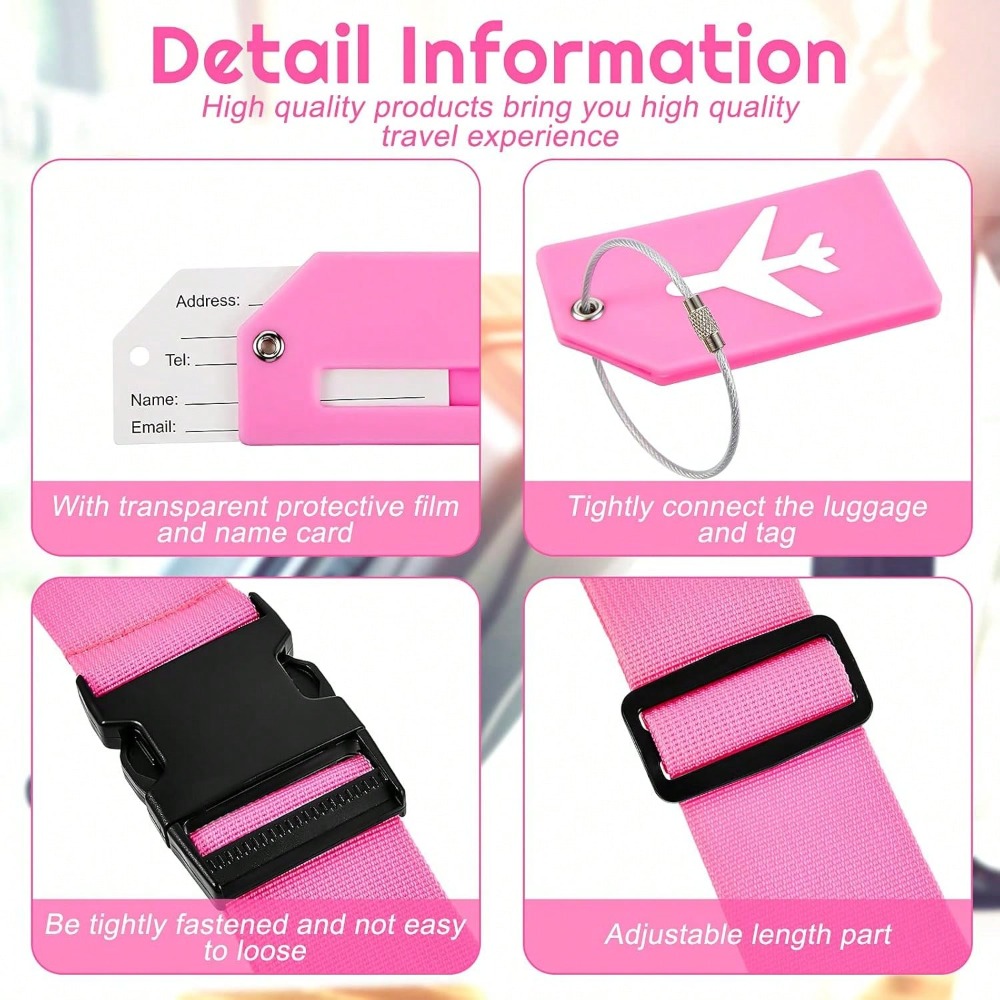 Luggage Strap Set with Luggage – обзор и цена Travel Accessories In Bulk