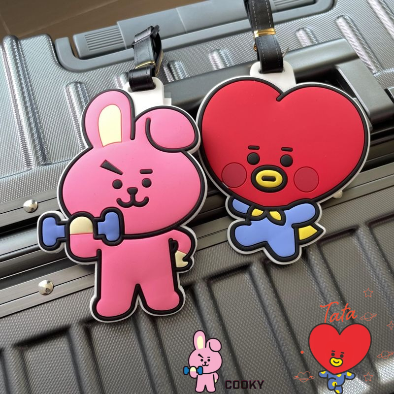 BT21 cartoon cute keychain Kaw – обзор и цена Travel Accessories Unisex