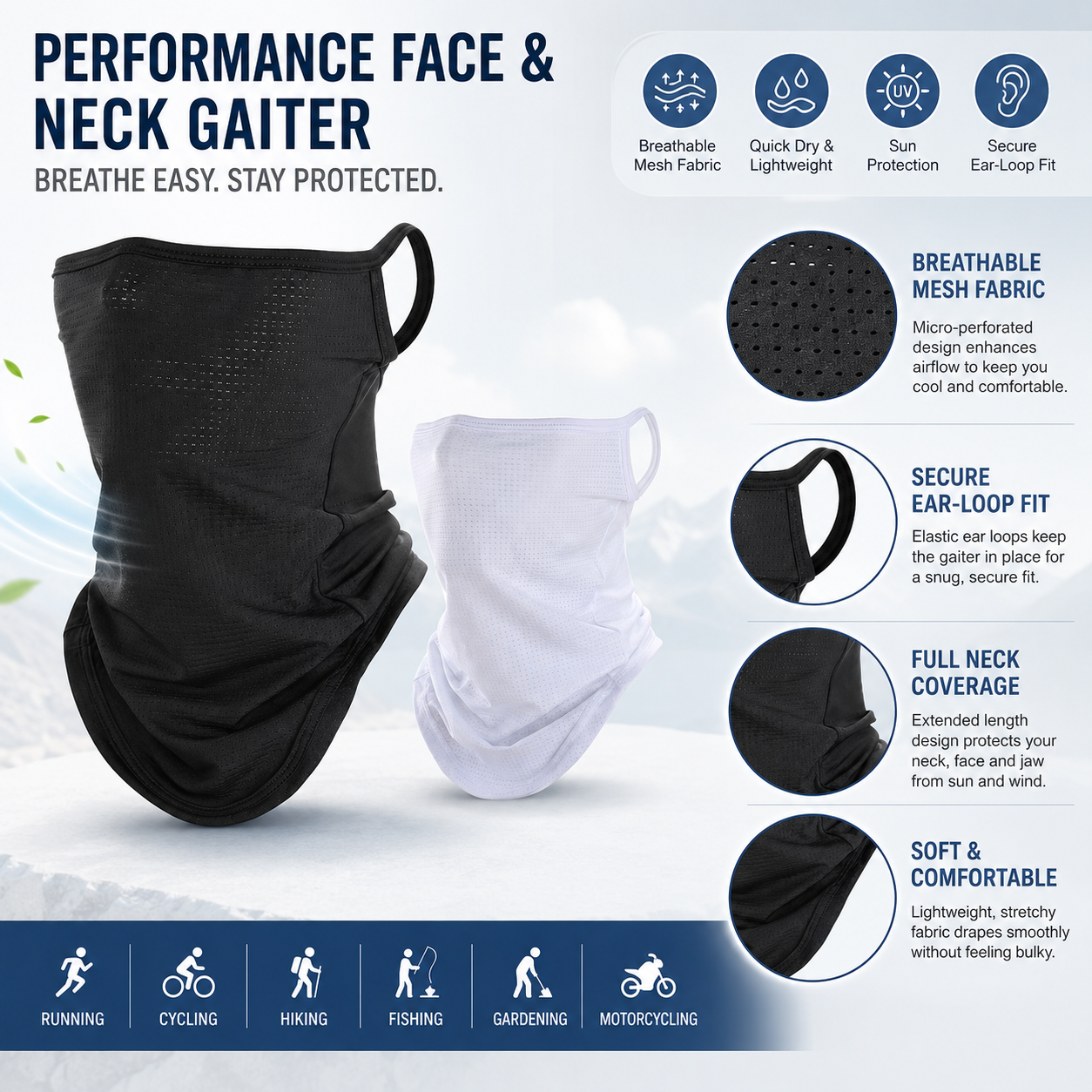 Breathable Quick-Dry Neck Gait – обзор и цена Travel Accessories Neck