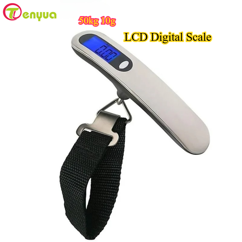 50kg 10g Portable LCD Digital  – обзор и цена Luggage Scale Hanging