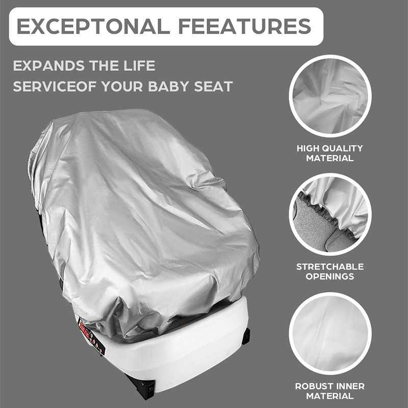 1PC Silver  Baby Car Seat Sun  – обзор и цена Travel Accessories For 2 Year Old