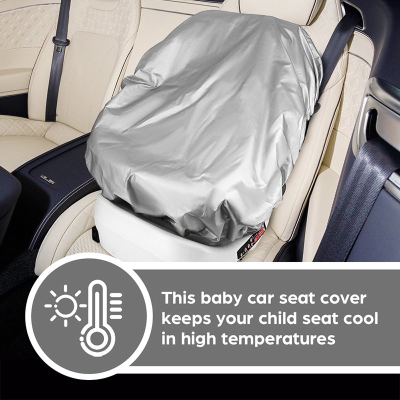 1PC Silver  Baby Car Seat Sun  – обзор и цена Travel Accessories For 2 Year Old