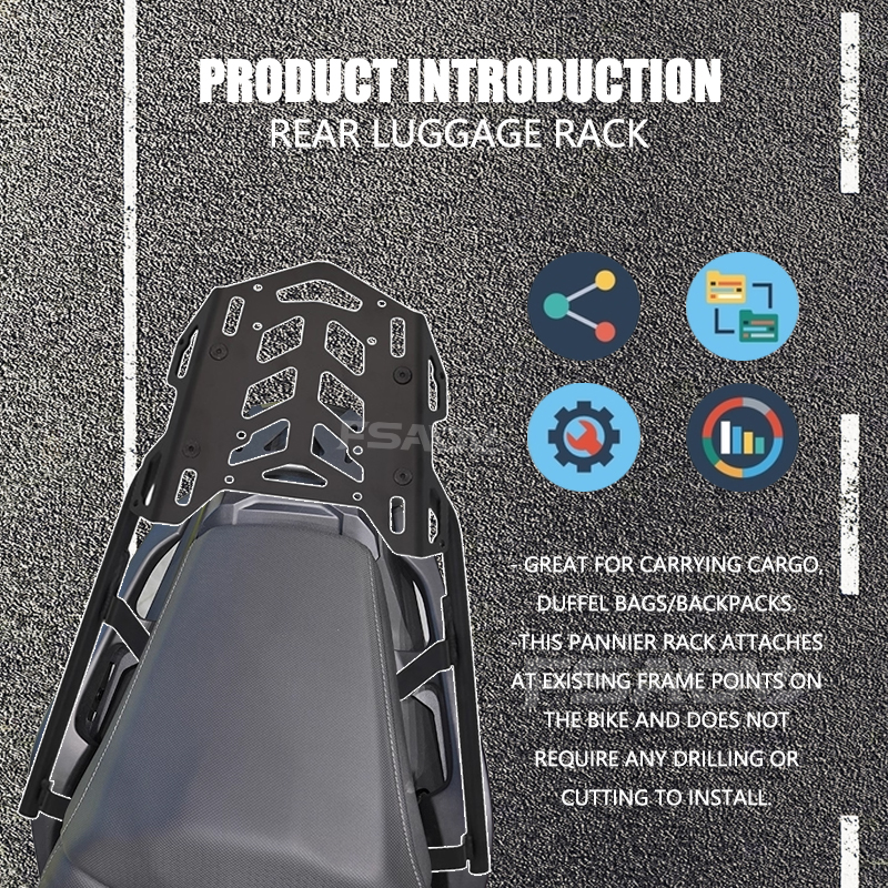 For Honda NC750X Rear Luggage  – обзор и цена Luggage Cover Protector